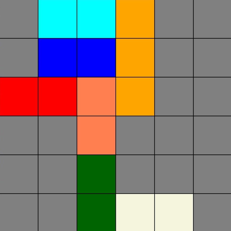 Screenshot of my rush hour game